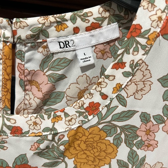 DR2 Large multi color blouse - Picture 4 of 4